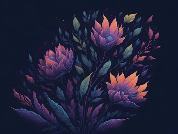 Download Abstract Botanical Art Illustration 7 - Premium Resources