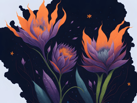 Download Abstract Botanical Art Illustration 10 - Premium Resources