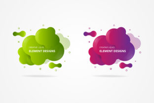 Download Liquid Gradient Banner Element Green - Green Collection