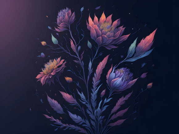 Download Abstract Botanical Art Illustration 6 - Premium Resources
