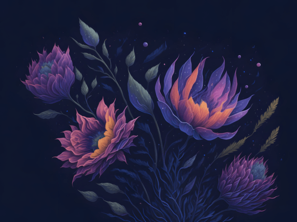 Download Abstract Botanical Art Illustration 4 - Premium Bundle