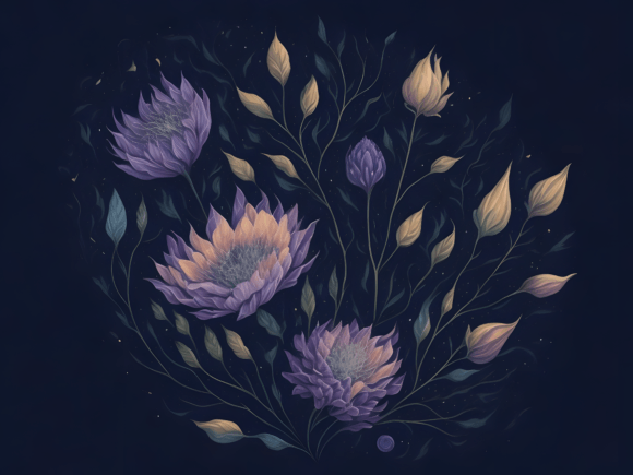 Download Abstract Botanical Art Illustration 11 - Premium Resources