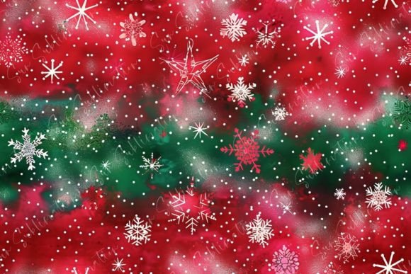 Download Red and Green Christmas Background with - Green Collection