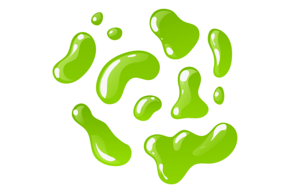 Download Goo Drops. Green Slime Blobs. Sticky Blo - Green Collection